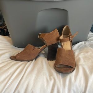 Suede heels